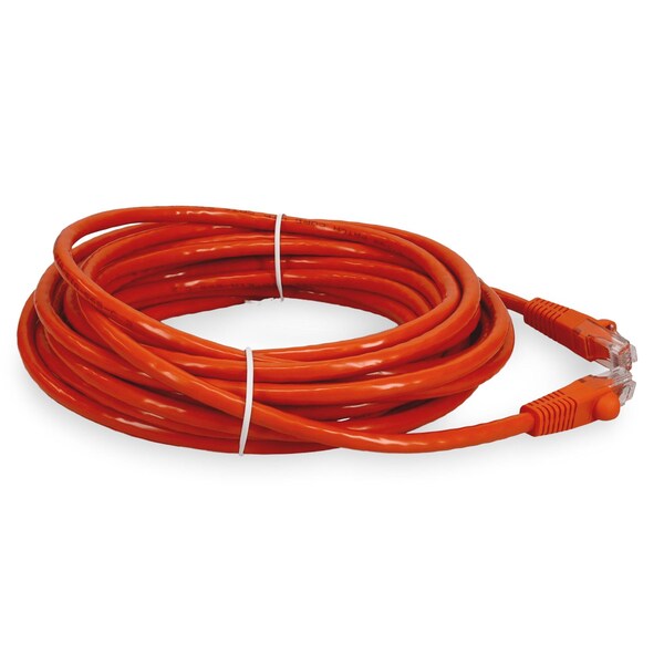 Cable de parcheo CAT6 recto de 14FT RJ-45 macho a RJ-45 macho en color naranja