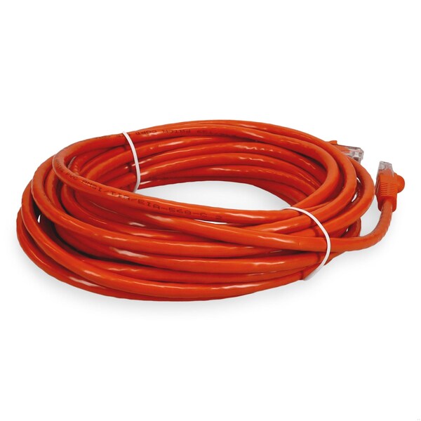 Cable de parcheo CAT6 recto de 14FT RJ-45 macho a RJ-45 macho en color naranja