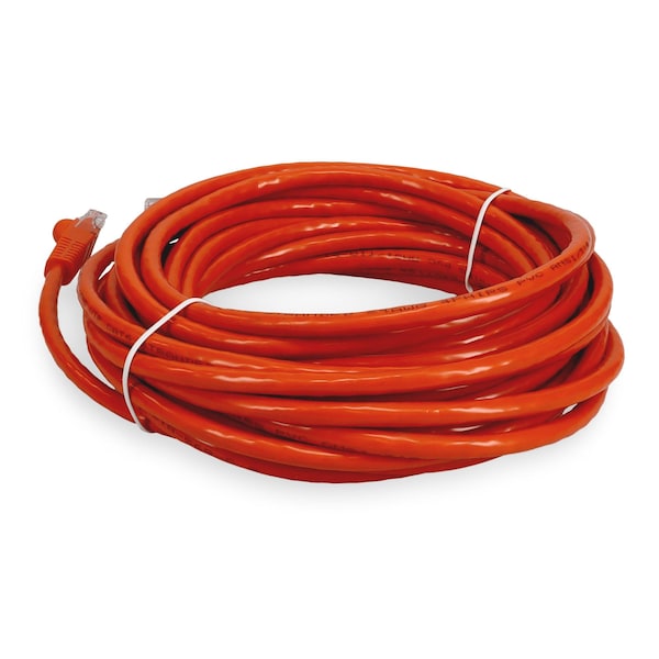 Cable de parcheo CAT6 recto de 14FT RJ-45 macho a RJ-45 macho en color naranja