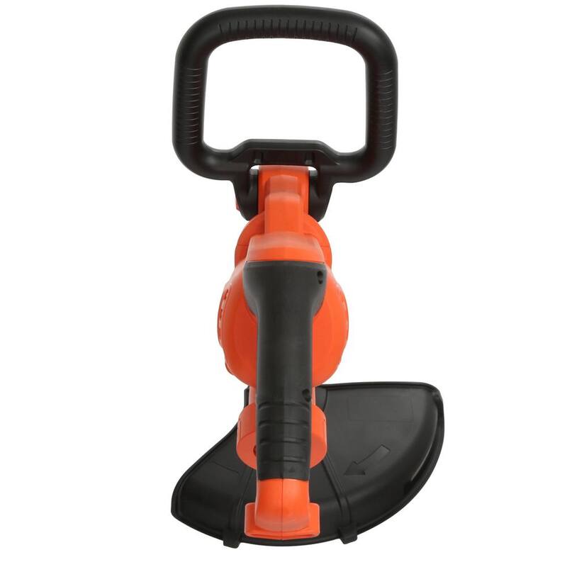 BLACK+DECKER 14 in. 7.5 AMP Corded Electric Curved Shaft 0.080 in. Single Line 2-in-1 String Trimmer & Lawn Edger with Automatic Feed - GH3000