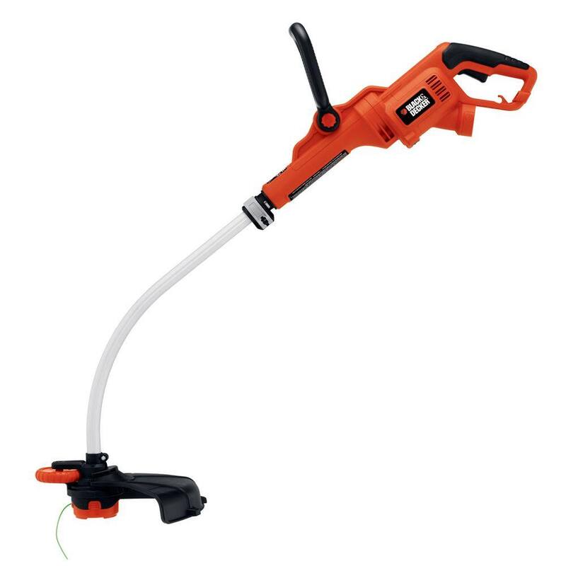 BLACK+DECKER 14 in. 7.5 AMP Corded Electric Curved Shaft 0.080 in. Single Line 2-in-1 String Trimmer & Lawn Edger with Automatic Feed - GH3000