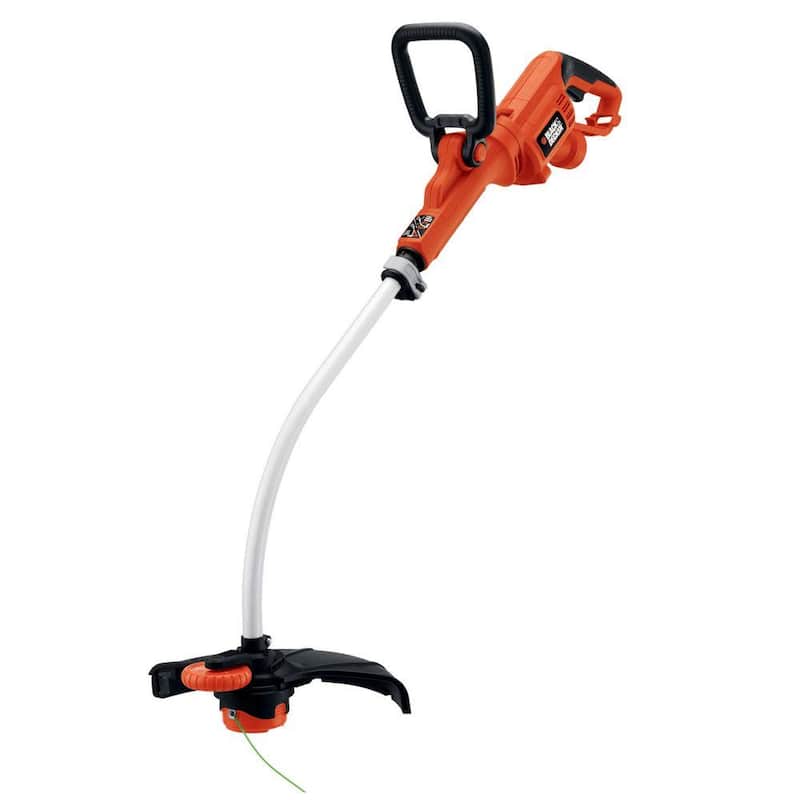 BLACK+DECKER 14 in. 7.5 AMP Corded Electric Curved Shaft 0.080 in. Single Line 2-in-1 String Trimmer & Lawn Edger with Automatic Feed - GH3000