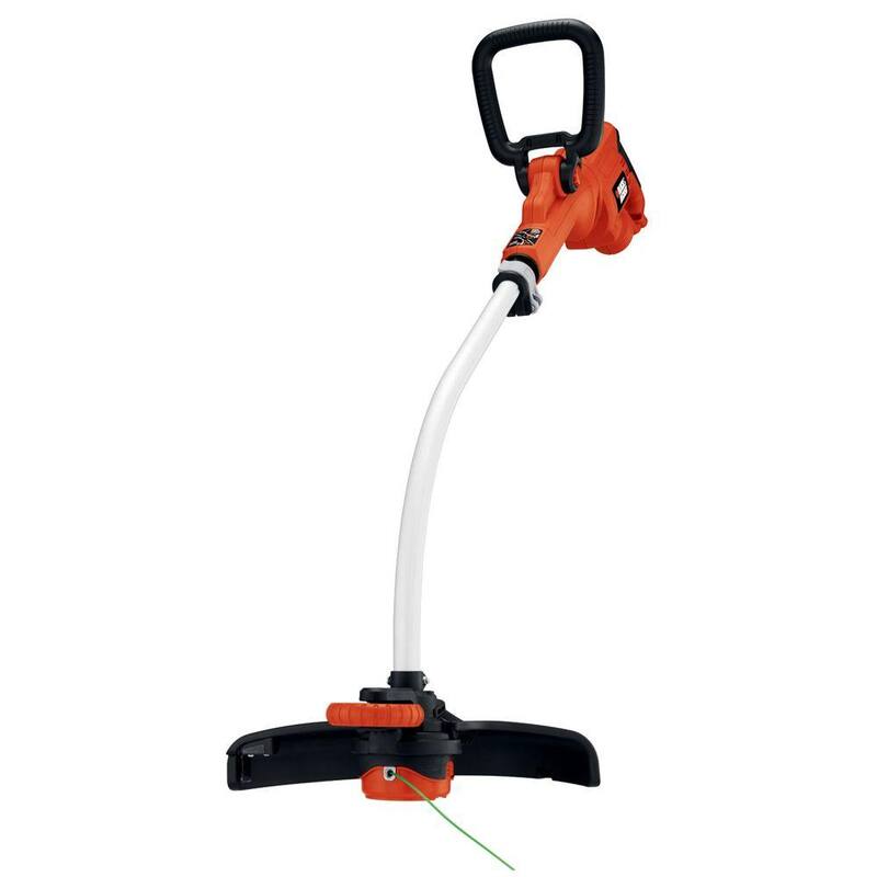 BLACK+DECKER 14 in. 7.5 AMP Corded Electric Curved Shaft 0.080 in. Single Line 2-in-1 String Trimmer & Lawn Edger with Automatic Feed - GH3000