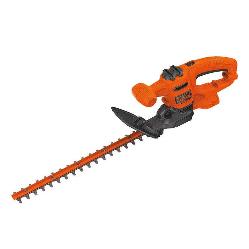 BLACK+DECKER 17 in. 3.2 Amp Corded Dual Action Electric Hedge Trimmer - BEHT150