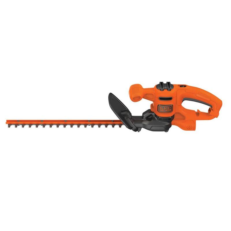 BLACK+DECKER 17 in. 3.2 Amp Corded Dual Action Electric Hedge Trimmer - BEHT150
