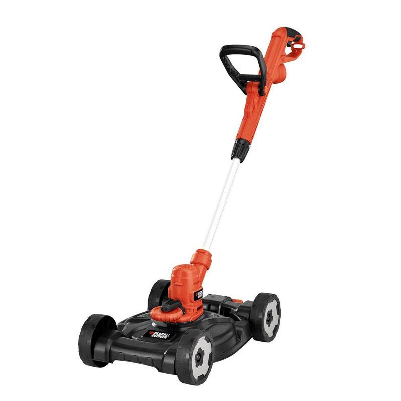 BLACK+DECKER 12 in. 6.5 AMP Corded Electric 3-in-1 String Trimmer & Lawn Edger with Lawn Mower Attachment - MTE912
