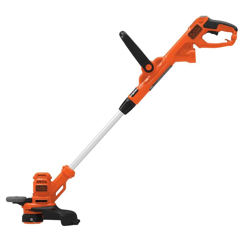 BLACK+DECKER 14 in. 6.5 Amp Corded Electric Single Line 2-In-1 String Trimmer & Lawn Edger with Push Button Line Feed - BESTE620