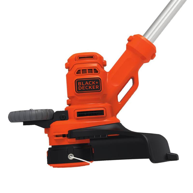 BLACK+DECKER 14 in. 6.5 Amp Corded Electric Single Line 2-In-1 String Trimmer & Lawn Edger with Push Button Line Feed - BESTE620