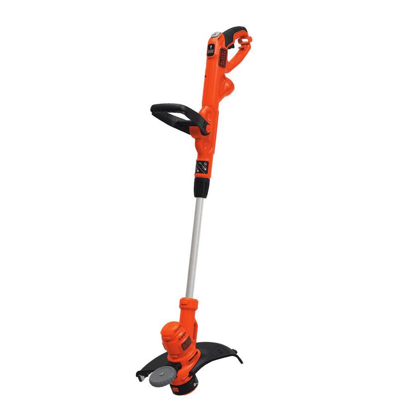 BLACK+DECKER 14 in. 6.5 Amp Corded Electric Single Line 2-In-1 String Trimmer & Lawn Edger with Push Button Line Feed - BESTE620