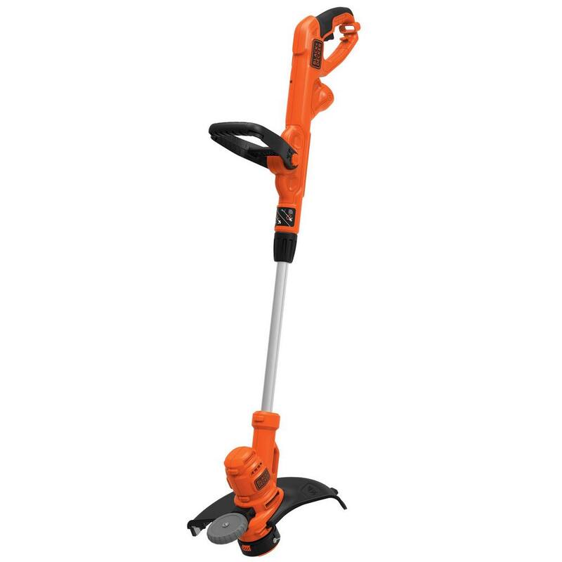 BLACK+DECKER 14 in. 6.5 Amp Corded Electric Single Line 2-In-1 String Trimmer & Lawn Edger with Automatic Feed - BESTA510