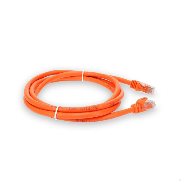 Add-On 5FT RJ-45 MALE TO RJ-45 MALE STRAIGHT ORANGE CAT6A UTP PVC COPPER PATC - ADD-5FCAT6A-OE
