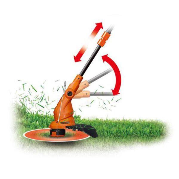 Worx 15 in. 5.5 Amp Corded Electric String Trimmer, Edger with Telescopic Straight Shaft and Pivoting Head - WG119