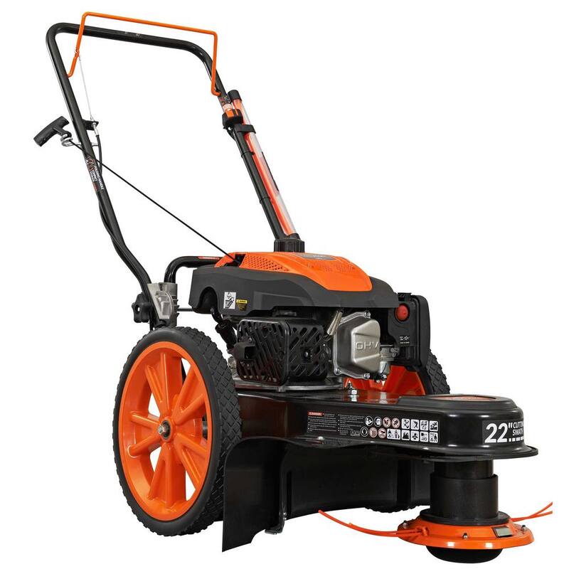 YARDMAX 22 in. 170cc Gas Walk Behind String Trimmer Mower - YL2250