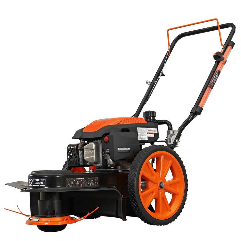 YARDMAX 22 in. 170cc Gas Walk Behind String Trimmer Mower - YL2250