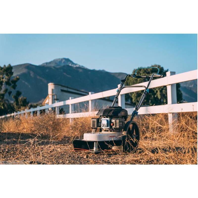 Pulsar 22 in. 173cc Gas Recoil Start Walk-Behind Push Field String Trimmer Mower with Adjustable Trimmer Head - PTG1022H