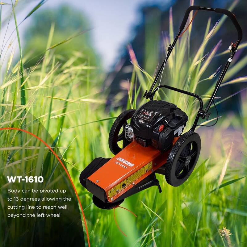 ECHO 24 in. 163 cc Gas 4-Stroke Walk Behind Wheeled Trimmer - WT-1610