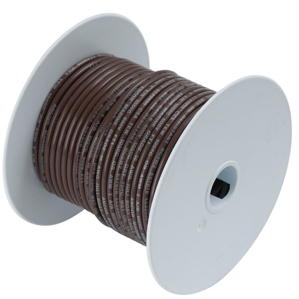 Ancor Brown 18 AWG Tinned Copper Wire, 1,000ft - 100299