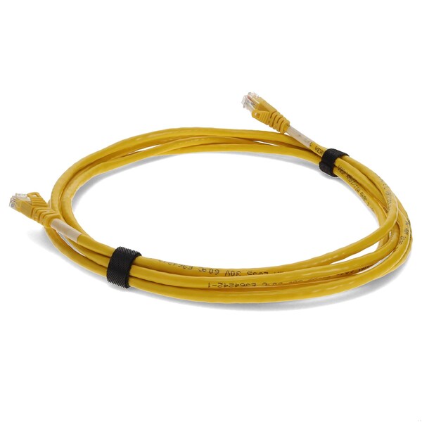 Add-On 6FT RJ-45 MALE TO RJ-45 MALE SHIELDED STRAIGHT YELLOW CAT6 STP PVC COP - ADD-6FCAT6S-YW