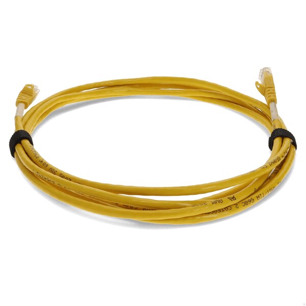 Add-On 6FT RJ-45 MALE TO RJ-45 MALE SHIELDED STRAIGHT YELLOW CAT6 STP PVC COP - ADD-6FCAT6S-YW