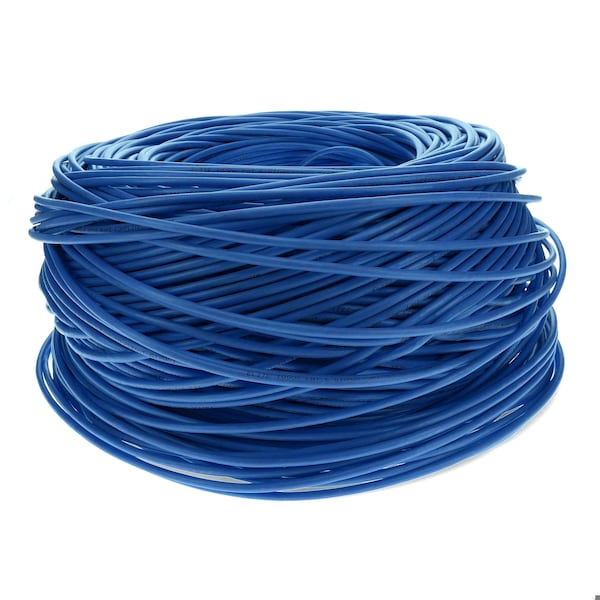 Cable de red CAT6 recto de 500FT RJ-45 macho a RJ-45 macho con microbota, sin enganches azul - ADD-500FCAT6-BE