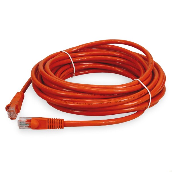 Add-On 15FT RJ-45 MALE TO RJ-45 MALE CAT6 STRAIGHT ORANGE UTP COPPER PVC PATC - ADD-15FCAT6-OE