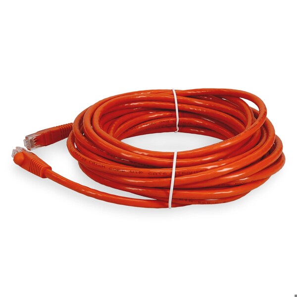 Add-On 15FT RJ-45 MALE TO RJ-45 MALE CAT6 STRAIGHT ORANGE UTP COPPER PVC PATC - ADD-15FCAT6-OE