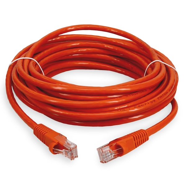 Add-On 15FT RJ-45 MALE TO RJ-45 MALE CAT6 STRAIGHT ORANGE UTP COPPER PVC PATC - ADD-15FCAT6-OE