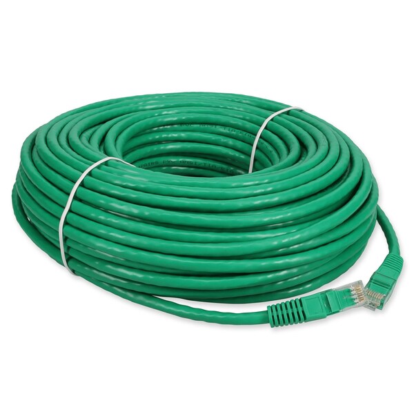 Add-On 100FT RJ-45 MALE TO RJ-45 MALE STRAIGHT GREEN CAT6A UTP PVC COPPER PAT - ADD-100FCAT6A-GN