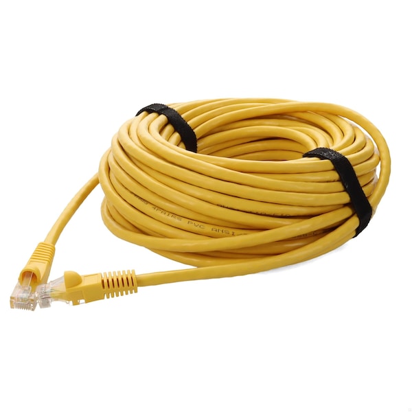 Add-On 20FT RJ-45 MALE TO RJ-45 MALE STRAIGHT YELLOW CAT6A UTP COPPER PVC PAT - ADD-20FCAT6A-YW