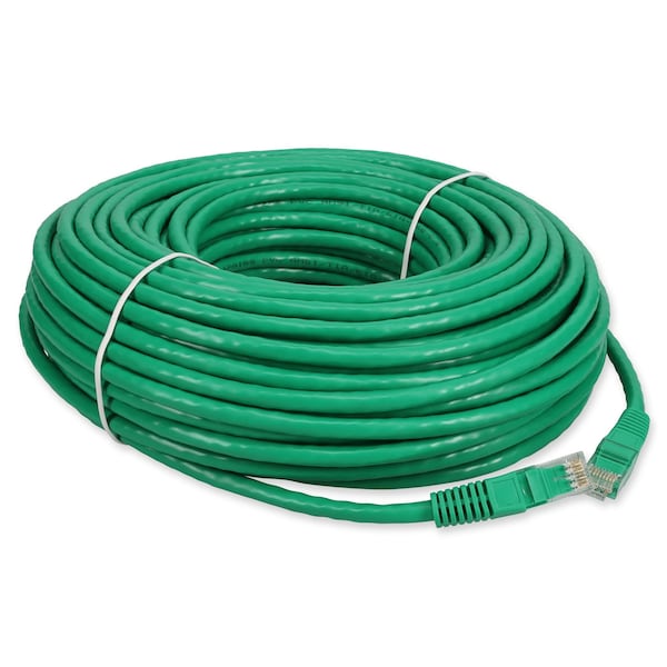 Add-On 75FT RJ-45 MALE TO RJ-45 MALE STRAIGHT GREEN CAT6A UTP COPPER PVC PATC - ADD-75FCAT6A-GN