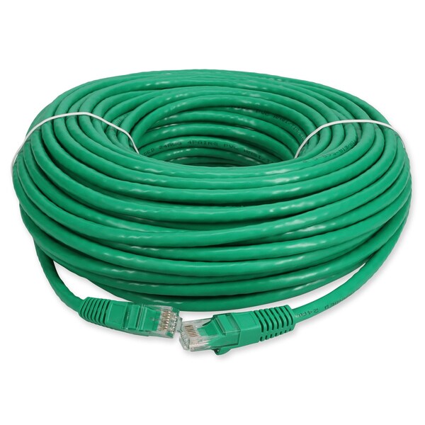 Add-On 75FT RJ-45 MALE TO RJ-45 MALE STRAIGHT GREEN CAT6A UTP COPPER PVC PATC - ADD-75FCAT6A-GN