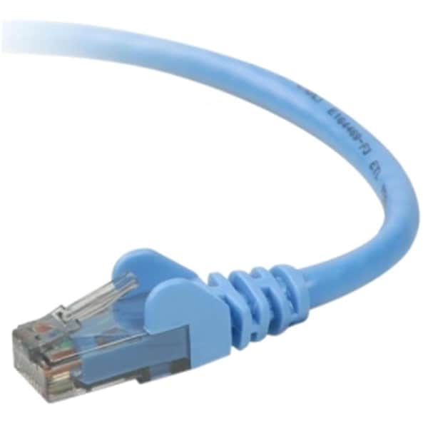 Cable de parche Fasttrack 2U3363 de 25 pies Cat6 UTP Snagless RJ45 macho-macho - Azul - FA3539905
