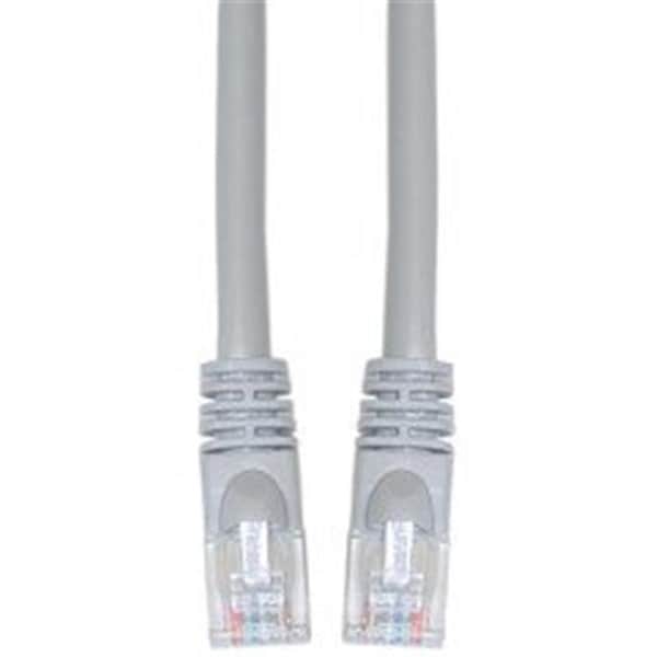Cable Wholesale CableWholesale 10X8-02105 Cat6 Gray Ethernet Patch Cable; Snagless Molded Boot; 5 foot - 10X8-02105