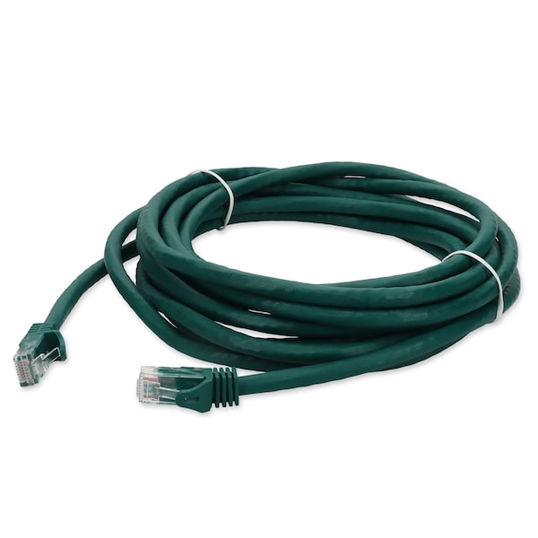 Add-On 15FT RJ-45 MALE TO RJ-45 MALE STRAIGHT GREEN CAT6A UTP PVC COPPER PATC - ADD-15FCAT6A-GN
