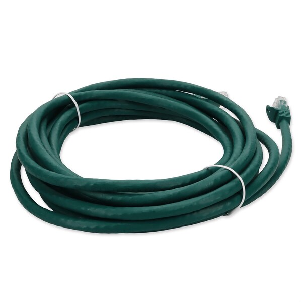 Add-On 15FT RJ-45 MALE TO RJ-45 MALE STRAIGHT GREEN CAT6A UTP PVC COPPER PATC - ADD-15FCAT6A-GN