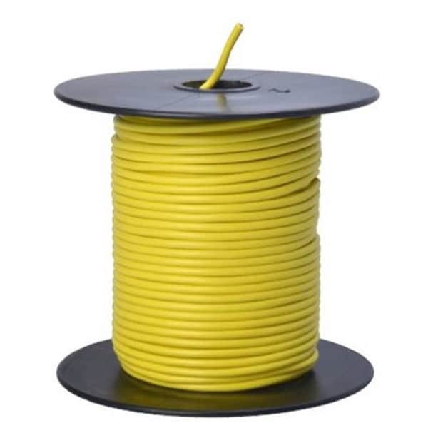 Southwire Coleman Cable 55843823 100 ft. 18 Gauge Primary Wire - Yellow Pack of 2 - 147001