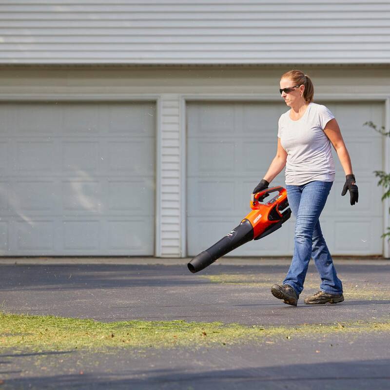 ECHO eFORCE 56V Cordless Battery 16 in. String Trimmer and 151 MPH 526 CFM Blower Combo Kit w/ 2.5Ah Battery & Charger 2-Tool - DCP-BVRVS1B