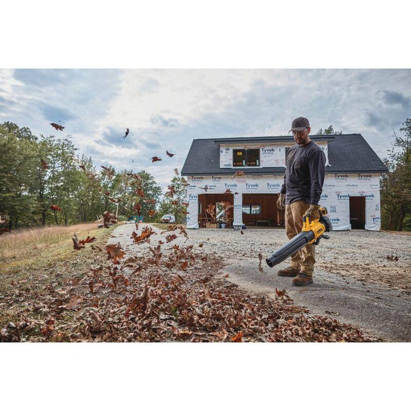 DEWALT 60V MAX Brushless Cordless Battery Powered String Trimmer Kit, (1) Battery & Charger, Cordless Leaf Blower (Tool Only) - DCST970X1SW722