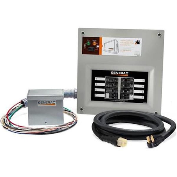 Perfectpitch 50A HomeLink MTS 10-16 Circuits NEMA 1 Manual Transfer Switch Kit - PE3507360