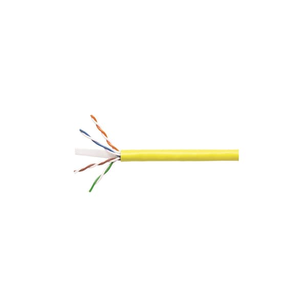 Commscope 23-4P UTP-CMR SOL BC CAT6 IP5, PO/PVC YELLOW JKT 1000FT BOX, 1000FT - CM-00424AVA-7U-05