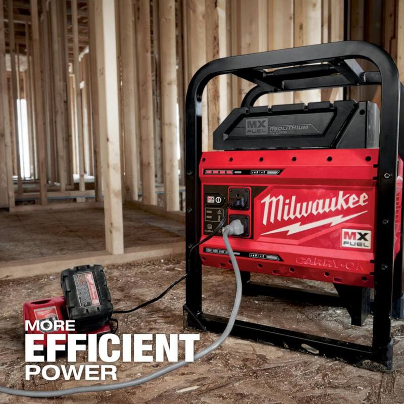 Milwaukee MX FUEL 3600-Watt/1800-Watt Battery Powered Push Start Generator with M18 FUEL ONE-KEY 9 in. Cut Off Saw Kit - MXF002-2XC-2786-22HD