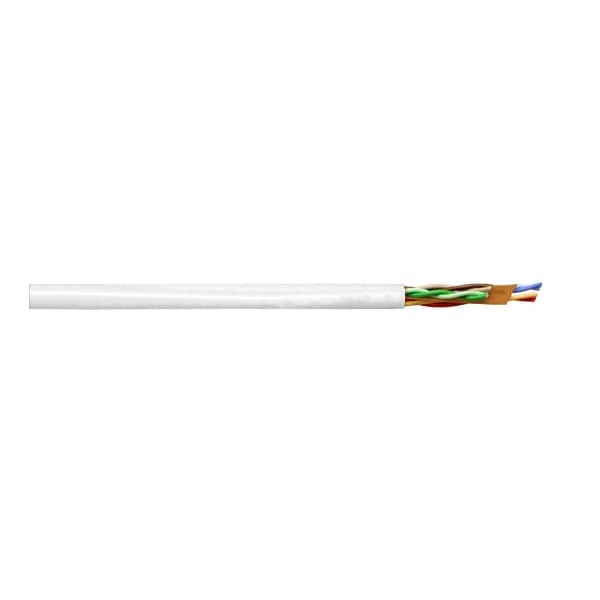 Superior Essex 23-4P UTP-CMR SOL BC CAT6, PO/FRPVC DATAGAIN, WHITE -BOX, 1000FT - CM-00424SUP-7UB-01