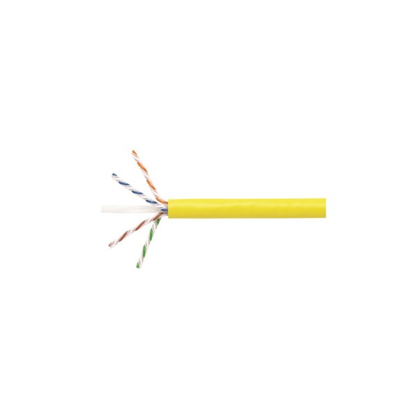 Commscope 23-4P UTP-CMR SOL BC CAT 6A, 1091B YEL C6A 4/23 U/UTP W1000, 1000FT - CM-00424X10D-10BU-05