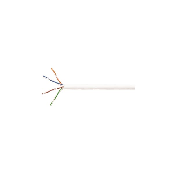 Commscope 24-4P UTP-CM SOL BC CAT 5E, PO/PVC WHITE JKT 1000FT BOX, 1000FT - CM-00424MAX-6U-00