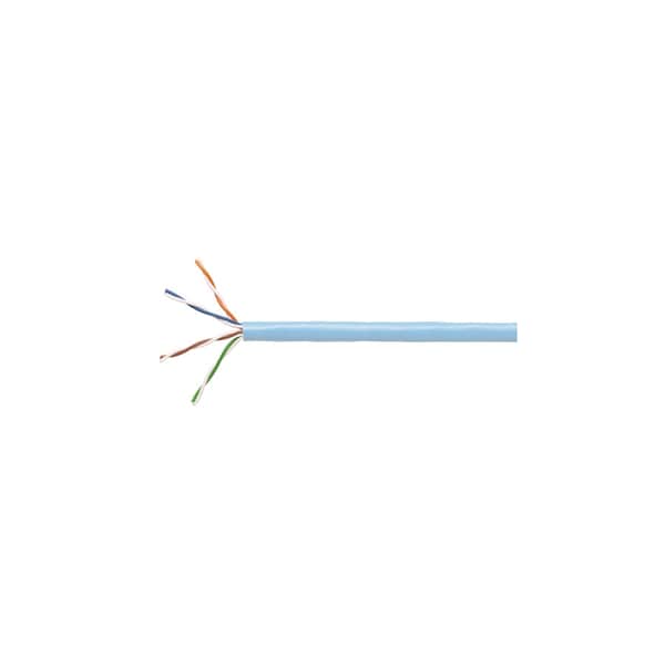 Commscope 24-4P UTP CM SOL BC CAT 5E, PO/PVC BLUE JKT 1000FT BOX, 1000FT - CM-00424MAX-6U-06