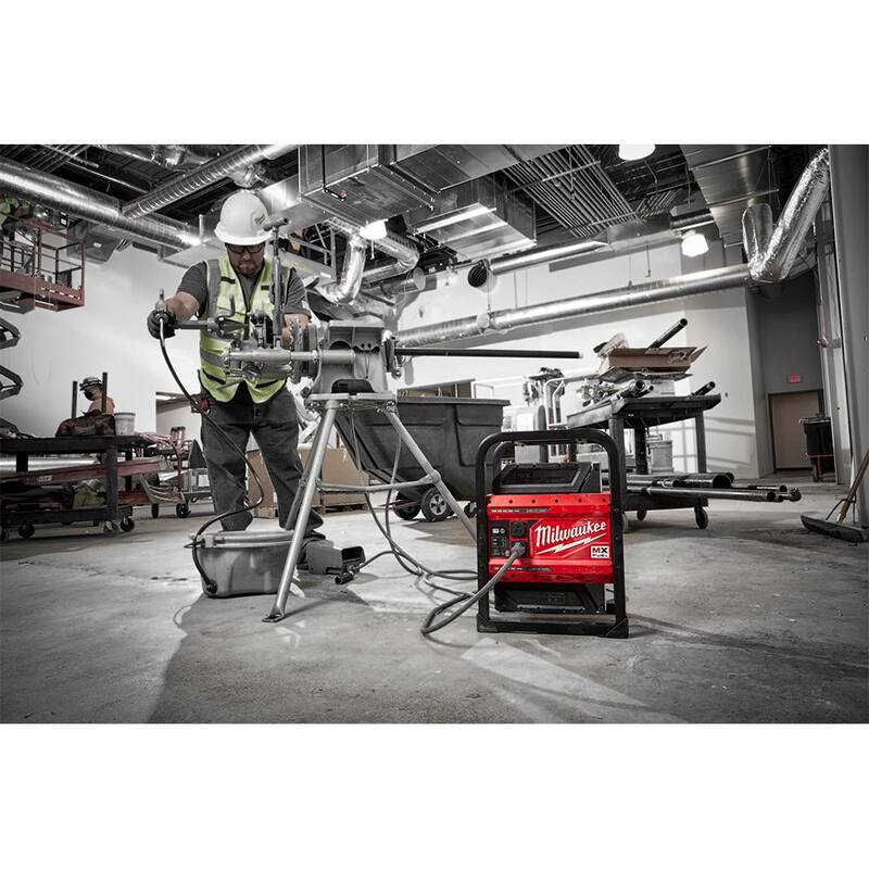 Milwaukee MX FUEL 3600-Watt/1800-Watt Lithium-Ion Battery Powered Portable Power Station with M18 FUEL Deep Cut Band Saw Kit - MXF002-2XC-2729-22