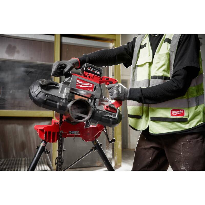 Milwaukee MX FUEL 3600-Watt/1800-Watt Lithium-Ion Battery Powered Portable Power Station with M18 FUEL Deep Cut Band Saw Kit - MXF002-2XC-2729-22