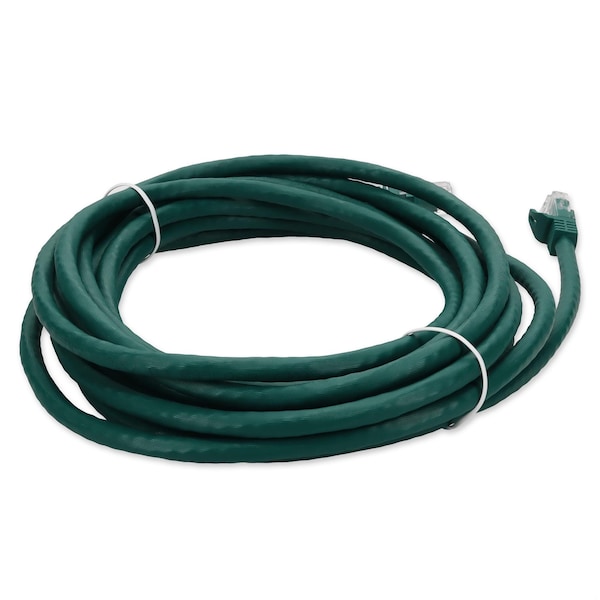 Cable de parcheo CAT6A UTP de cobre verde recto macho a macho de 35 pies - ADD-35FCAT6A-GN