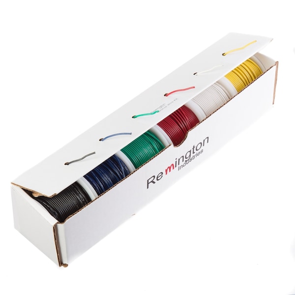 Remington Industries Hookup Wire, CSA TEW (UL 1015), 22 AWG - 22UL1015TPCGRA250