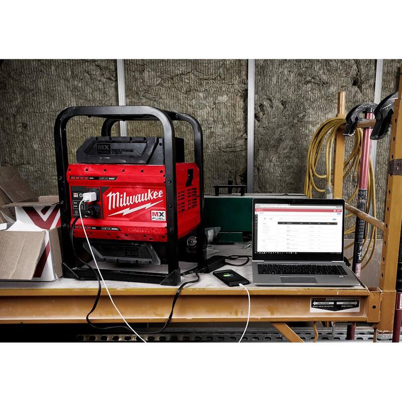 Milwaukee MX FUEL 3600-Watt/1800-Watt Lithium-Ion Battery Powered Push Start Portable Power Station w/FUEL M18 Hammer Drill/Impact - MXF002-2XC-3697-22